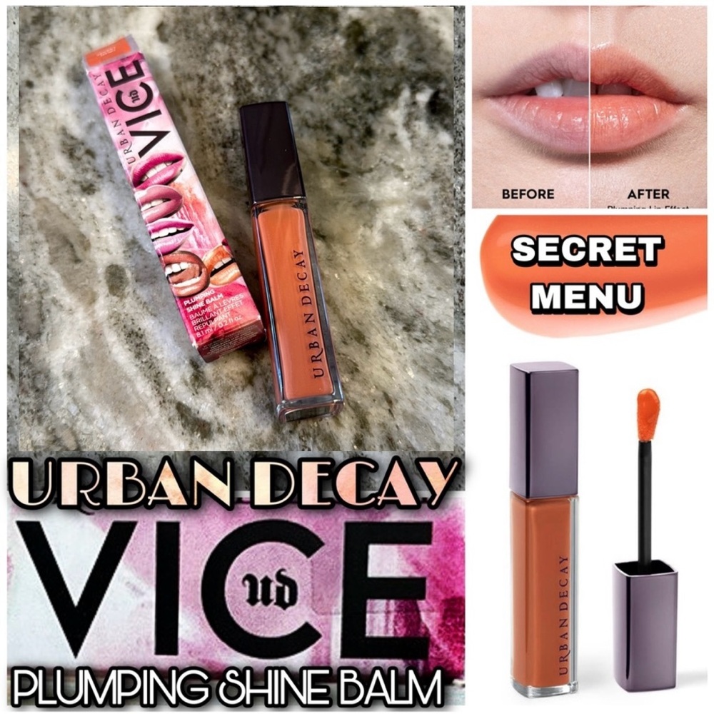 NIB - URBAN DECAY - VICE Plumping Shine Balm -  SECRET MENU